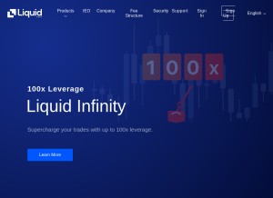 How quoine.com looks like on a tablet such as an iPad.