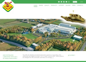 How raasm.com looks like on a tablet such as an iPad.