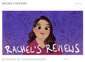 How rachelsreviews.net looks like on a tablet such as an iPad.