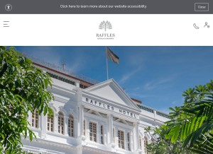 How raffles.com looks like on a tablet such as an iPad.