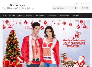 How raisevern.com looks like on a tablet such as an iPad.