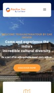 How rajasthantourbycardriver.com looks like on a mobile device such as an iPhone.