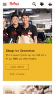 How raleys.com looks like on a mobile device such as an iPhone.