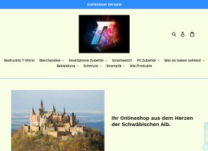 How ralo-shop.de looks like on a tablet such as an iPad.