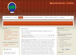 How ralphmaltese.com looks like on a tablet such as an iPad.