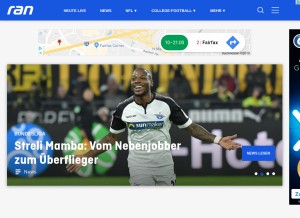 How ran.de looks like on a tablet such as an iPad.