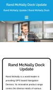How randmcnallydockupdate.com looks like on a mobile device such as an iPhone.