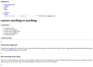 How rapidplay.me looks like on a tablet such as an iPad.