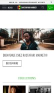 How rastafarimarket.fr looks like on a mobile device such as an iPhone.