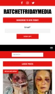 How ratchetfridaymedia.com looks like on a mobile device such as an iPhone.