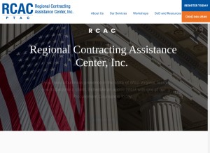 How rcacwv.com looks like on a tablet such as an iPad.
