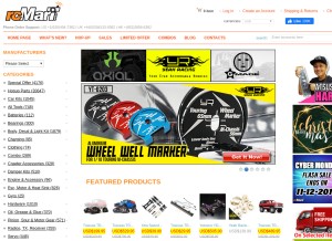How rcmart.com looks like on a tablet such as an iPad.