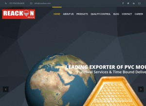 How reackon.com looks like on a tablet such as an iPad.