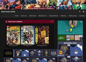 How readcomicsonline.ru looks like on a tablet such as an iPad.