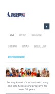 How readingforeducation.com looks like on a mobile device such as an iPhone.