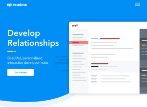 How readme.io looks like on a tablet such as an iPad.