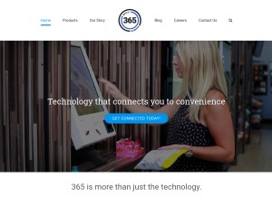 How readytouch.com looks like on a tablet such as an iPad.