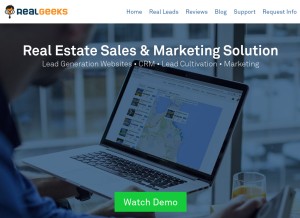 How realgeeks.com looks like on a tablet such as an iPad.