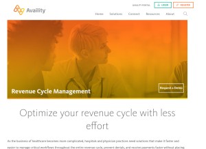 How realmed.com looks like on a tablet such as an iPad.