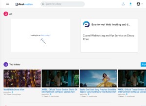 How realmotion.in looks like on a tablet such as an iPad.