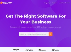 How reapon.com looks like on a tablet such as an iPad.