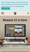 How reasonstudios.com looks like on a mobile device such as an iPhone.