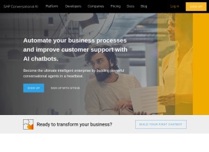 How recast.ai looks like on a tablet such as an iPad.