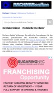 How rechneronline.de looks like on a mobile device such as an iPhone.