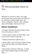 How recommendednews.atz.pw looks like on a mobile device such as an iPhone.