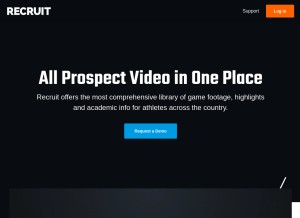 How recruit.co looks like on a tablet such as an iPad.
