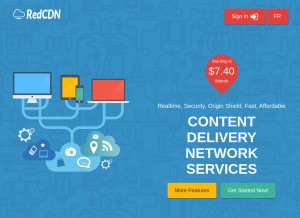 How redcdn.net looks like on a tablet such as an iPad.