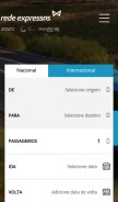 How rede-expressos.pt looks like on a mobile device such as an iPhone.