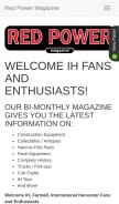 How redpowermagazine.com looks like on a mobile device such as an iPhone.