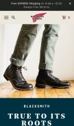 How redwingheritage.com looks like on a mobile device such as an iPhone.