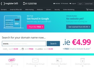 How reg365.net looks like on a tablet such as an iPad.