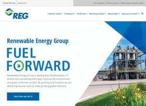 How regi.com looks like on a tablet such as an iPad.