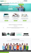 How register.com looks like on a mobile device such as an iPhone.