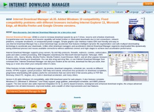 How registeridm.com looks like on a tablet such as an iPad.