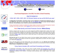 How registrationtek.com looks like on a tablet such as an iPad.