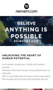 How reinvent.com looks like on a mobile device such as an iPhone.