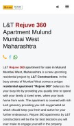 How rejuve360-mulund.com looks like on a mobile device such as an iPhone.