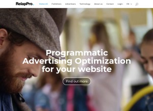How relappro.com looks like on a tablet such as an iPad.