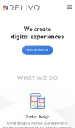 How relivo.com looks like on a mobile device such as an iPhone.