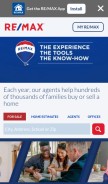 How remax.com looks like on a mobile device such as an iPhone.
