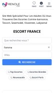 How renole.com looks like on a mobile device such as an iPhone.
