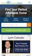 How rentalhousingdeals.com looks like on a mobile device such as an iPhone.
