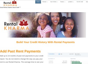 How rentalkharma.com looks like on a tablet such as an iPad.