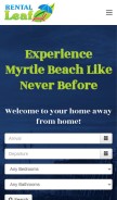 How rentalleaf.com looks like on a mobile device such as an iPhone.
