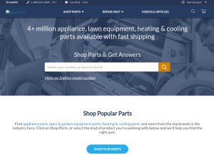 How repairclinic.com looks like on a tablet such as an iPad.