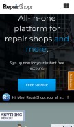 How repairshopr.com looks like on a mobile device such as an iPhone.